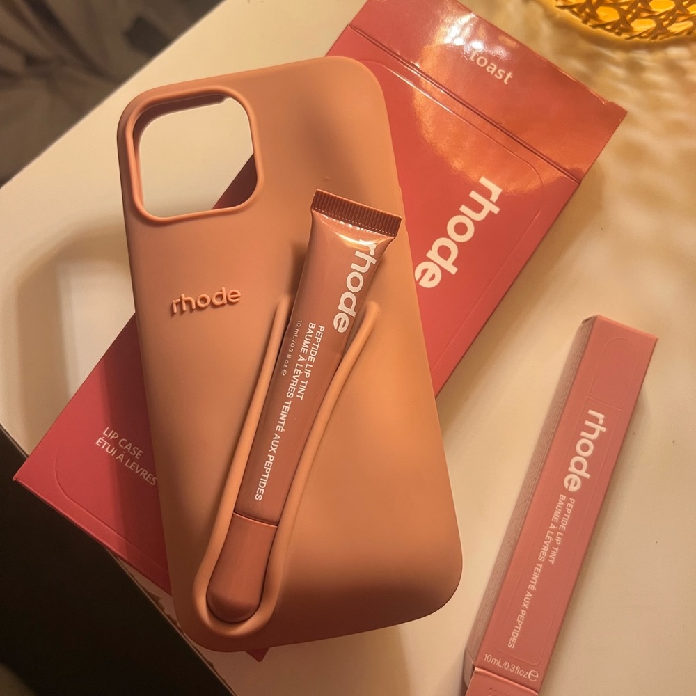 RHODE Toast Phone Case and Lip Balm Duo
